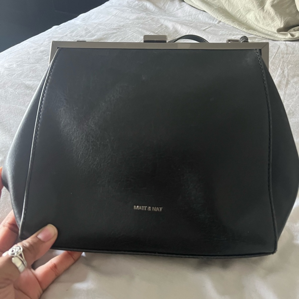 Matt & Nat Elegant Black Reika Crossbody Bag